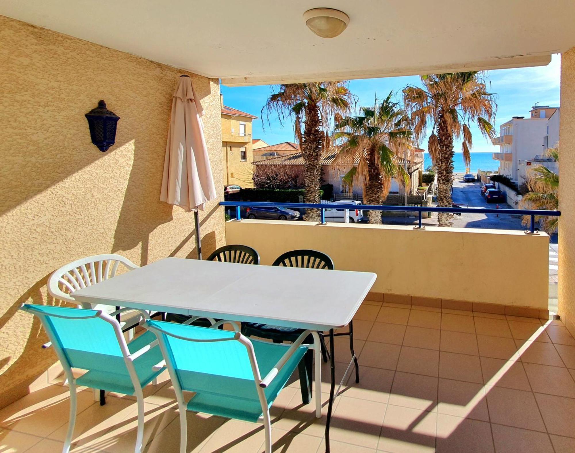 T2 Ecume Vue Mer Terrasse Parking Palavas-les-Flots Exteriér fotografie